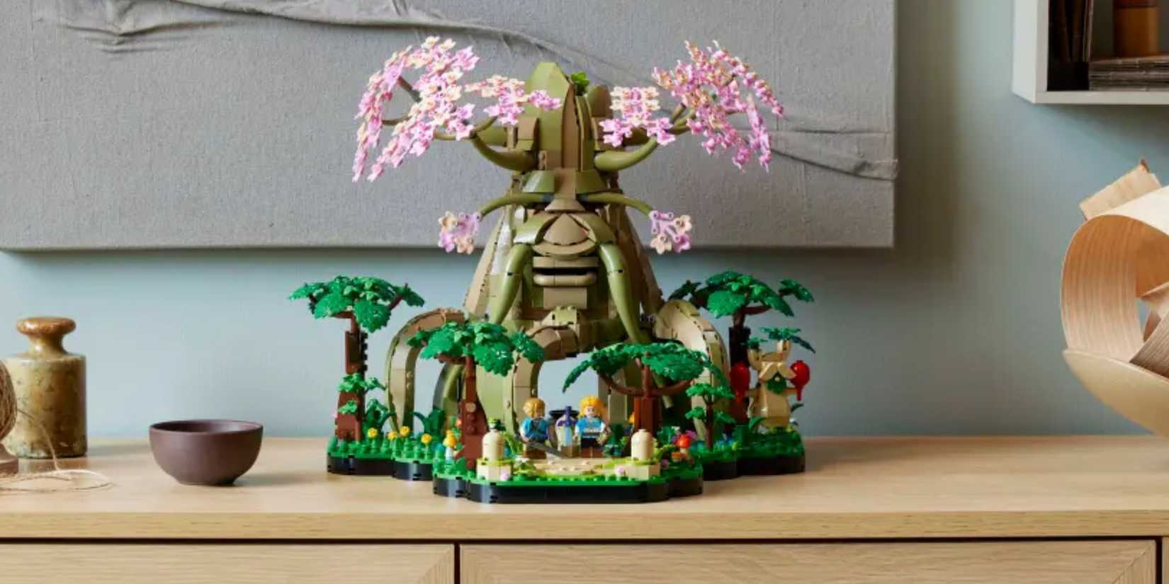 The Legend of Zelda Lego Great Deku Tree Set.