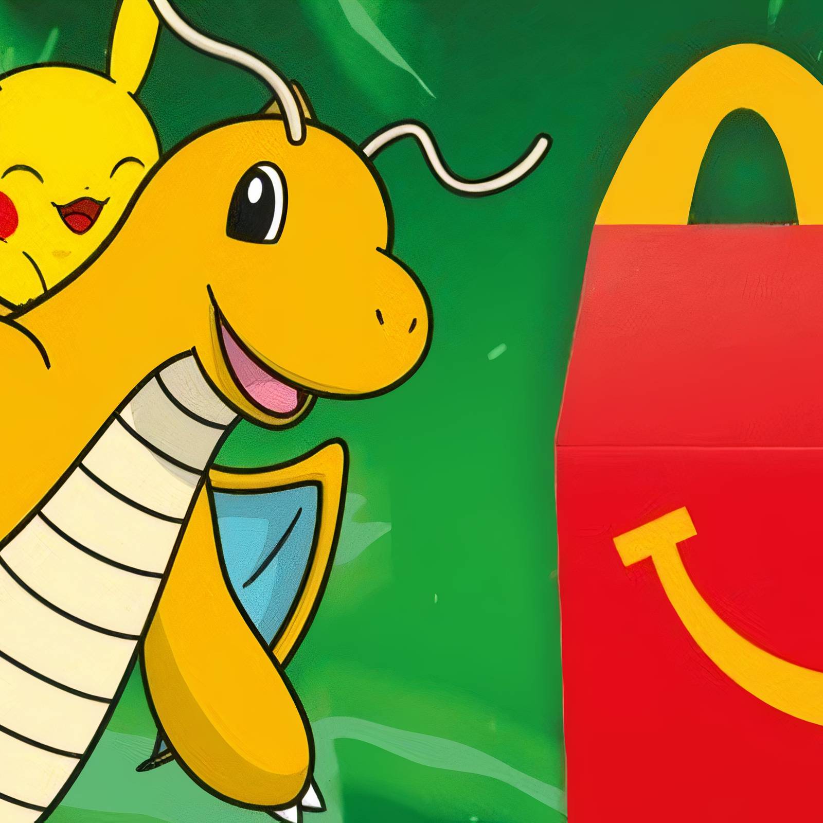 mcdonald's uk happy meals now include dragon-type pokémon trading cards English Pokemon M23EN - 006/015 Mcdonalds Pikachu Holo