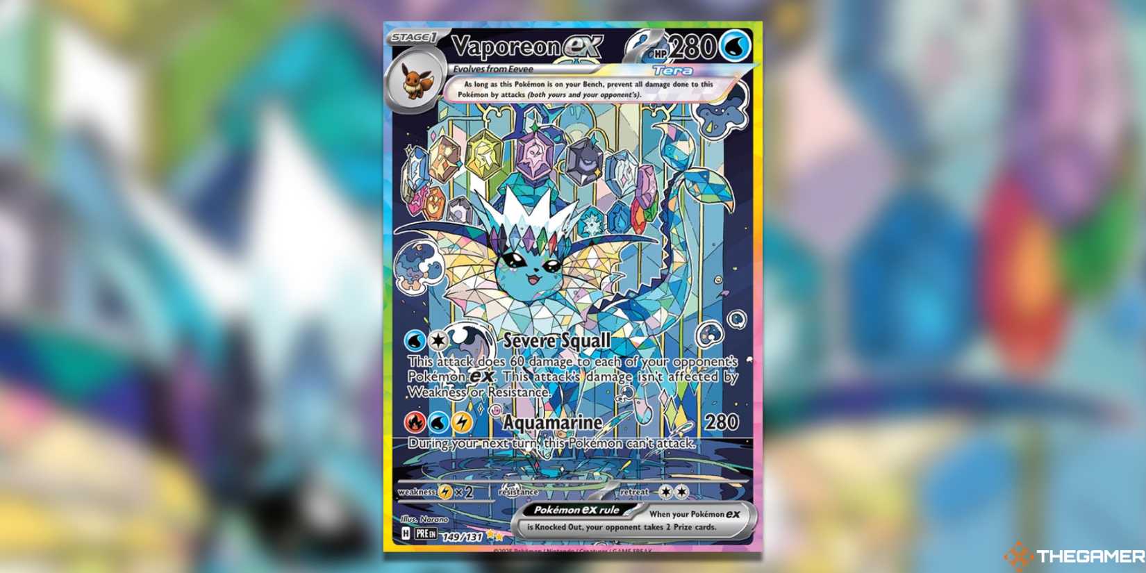 prismatic evolutions rare cards POKÉMON CARD GAME sv4a 353/190 SAR Arven