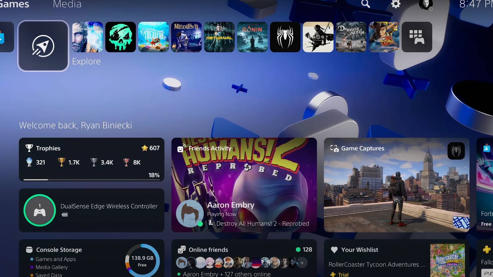 Sony Exec Discusses PlayStation 5's UI, Trends
