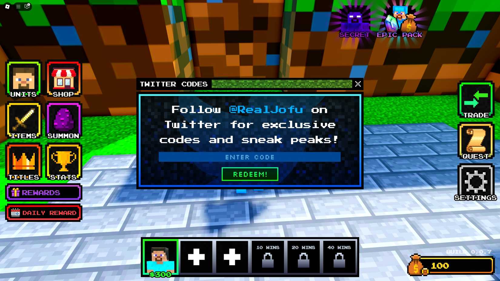Box Craft Code Craft Tower Defense Codes - Roblox