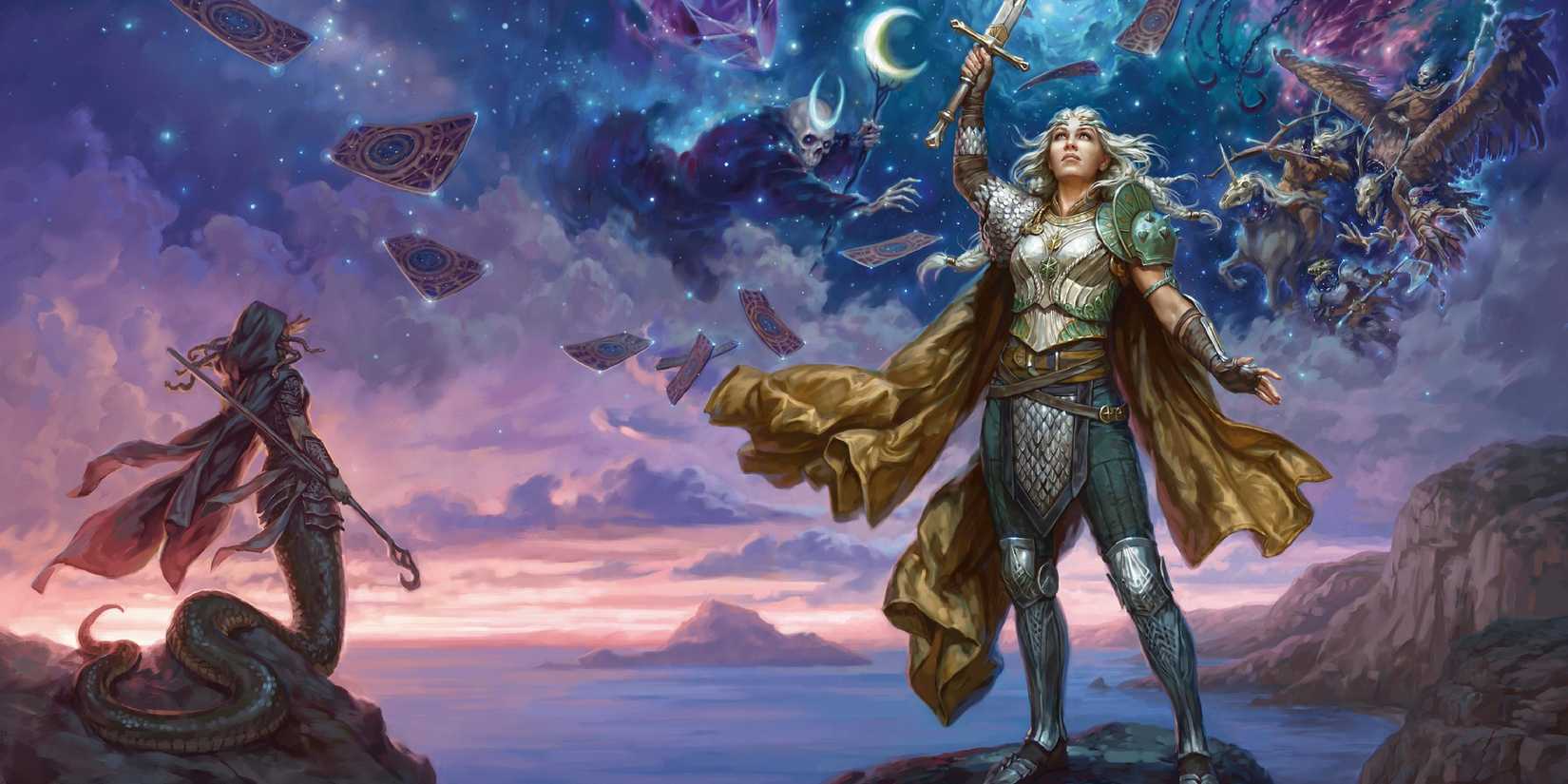 Dungeons & Dragons image showing Euryale and Asteria.