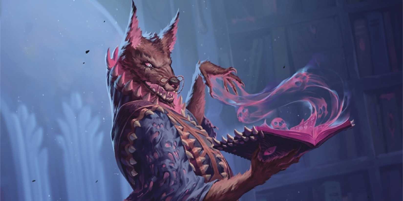 Dungeons & Dragons (DND) image showing an arcanaloth.