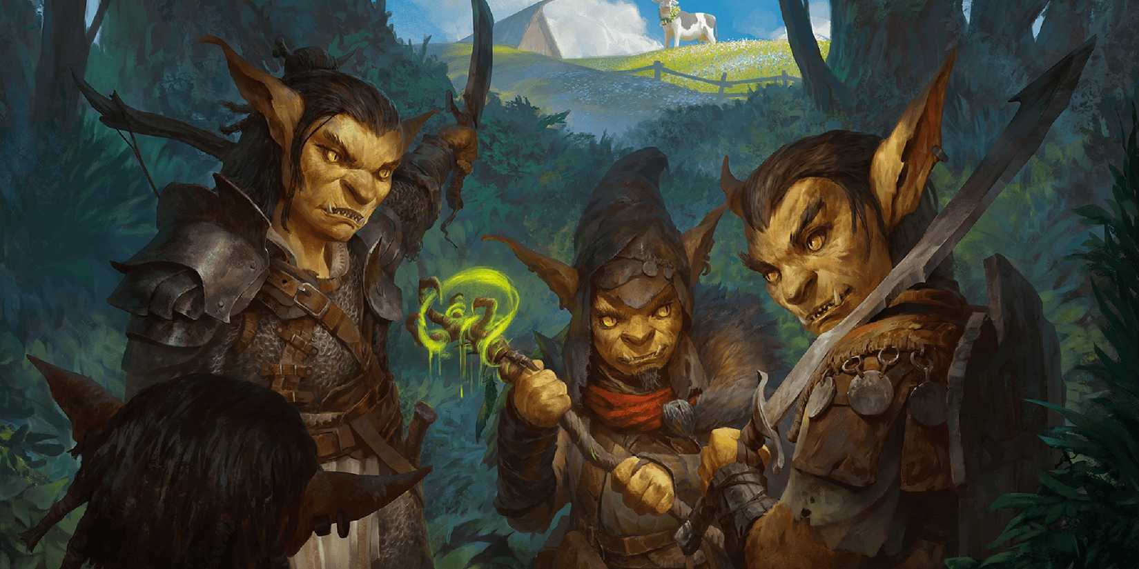 Dungeons & Dragons (DND) image showing goblins.