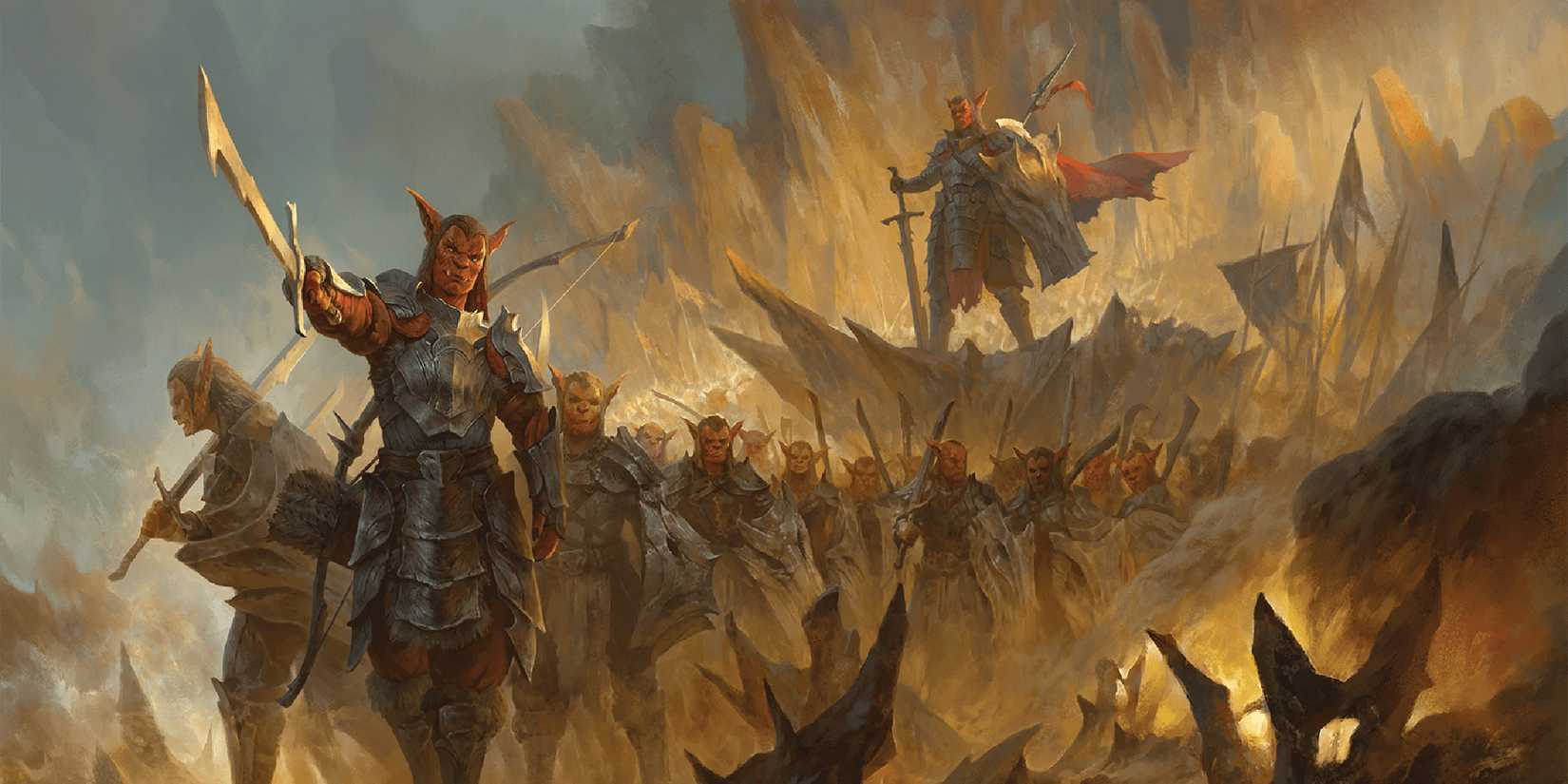 Dungeons & Dragons (DND) image showing several hobgoblins.