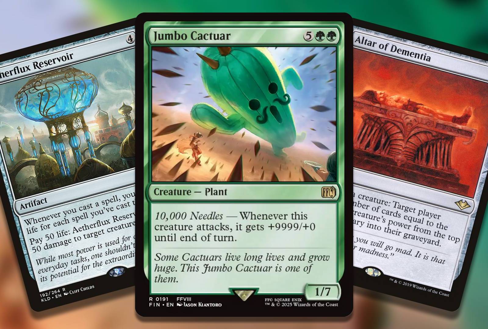 Combos You Can Do With Final Fantasy's Jumbo Cactuar - Magic: The Gathering Combos You Can Do With Final Fantasy's Jumbo Cactuar - Magic: The Gathering