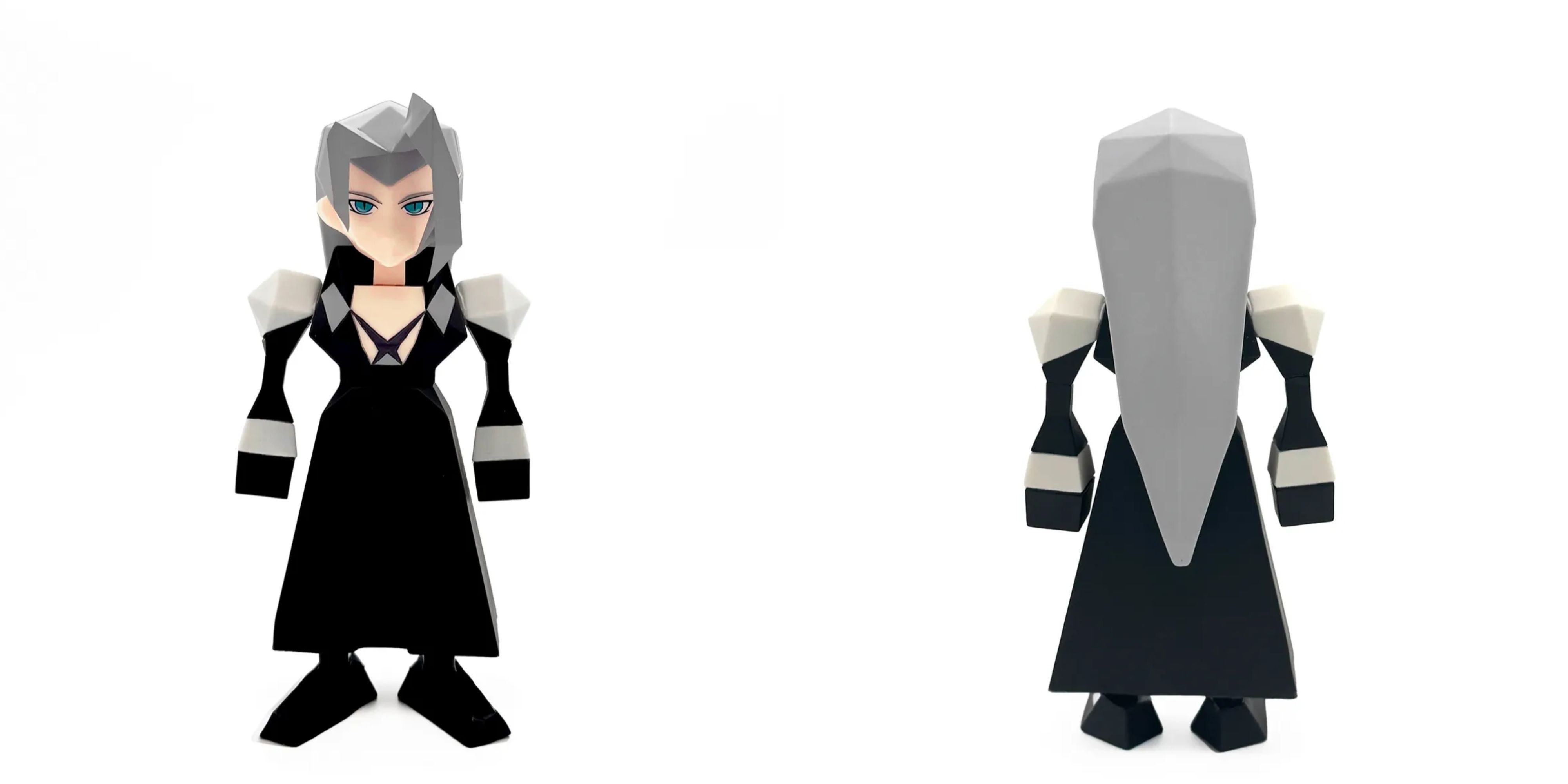 ゲームキャラクター VAULTROOM SOFT VINYL FIGURE Final Fantasy 7's Sephiroth And Zack Get Polygon Soft Vinyl Figures