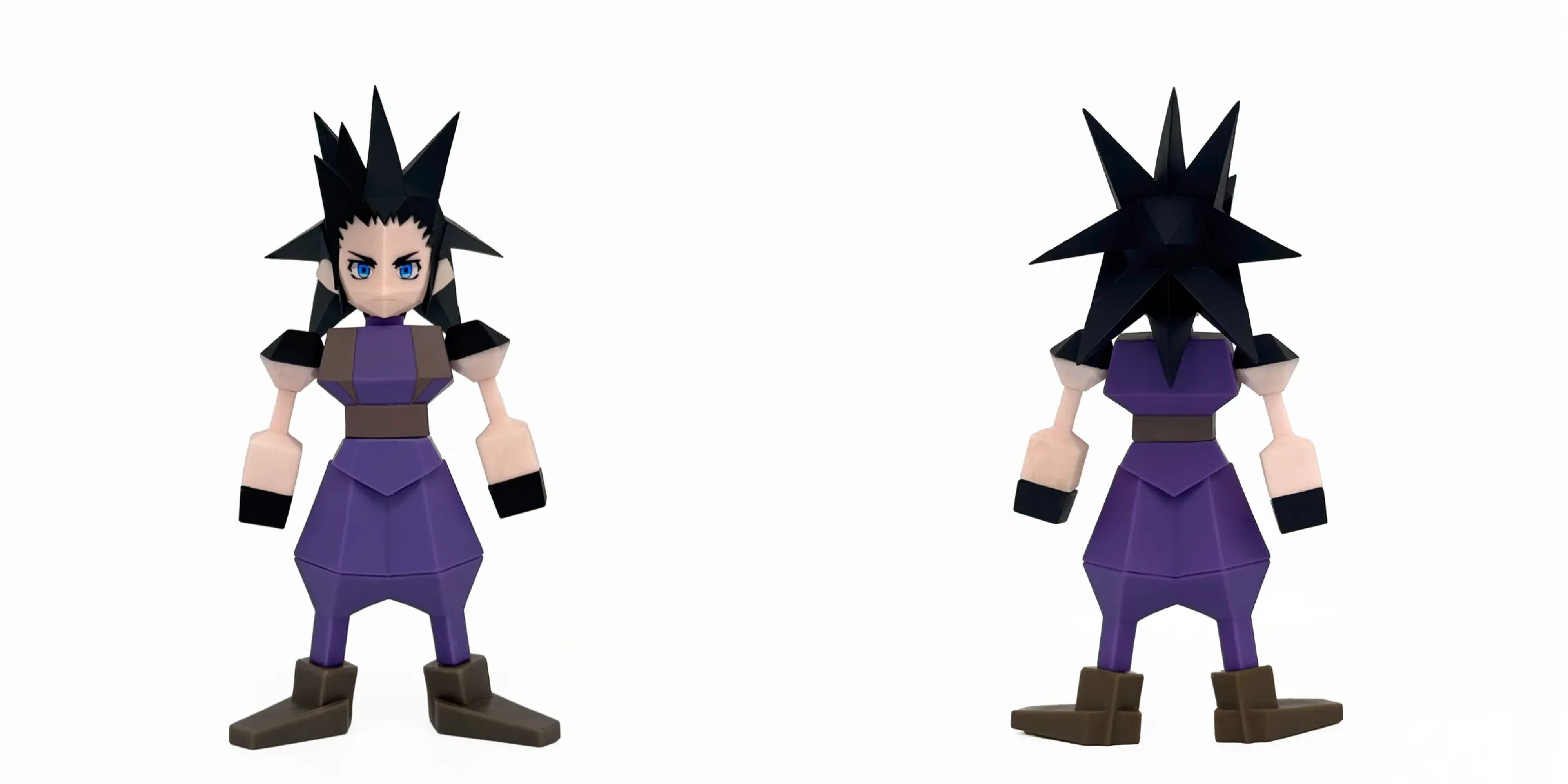Final Fantasy 7's Sephiroth And Zack Get Polygon Soft Vinyl Figures