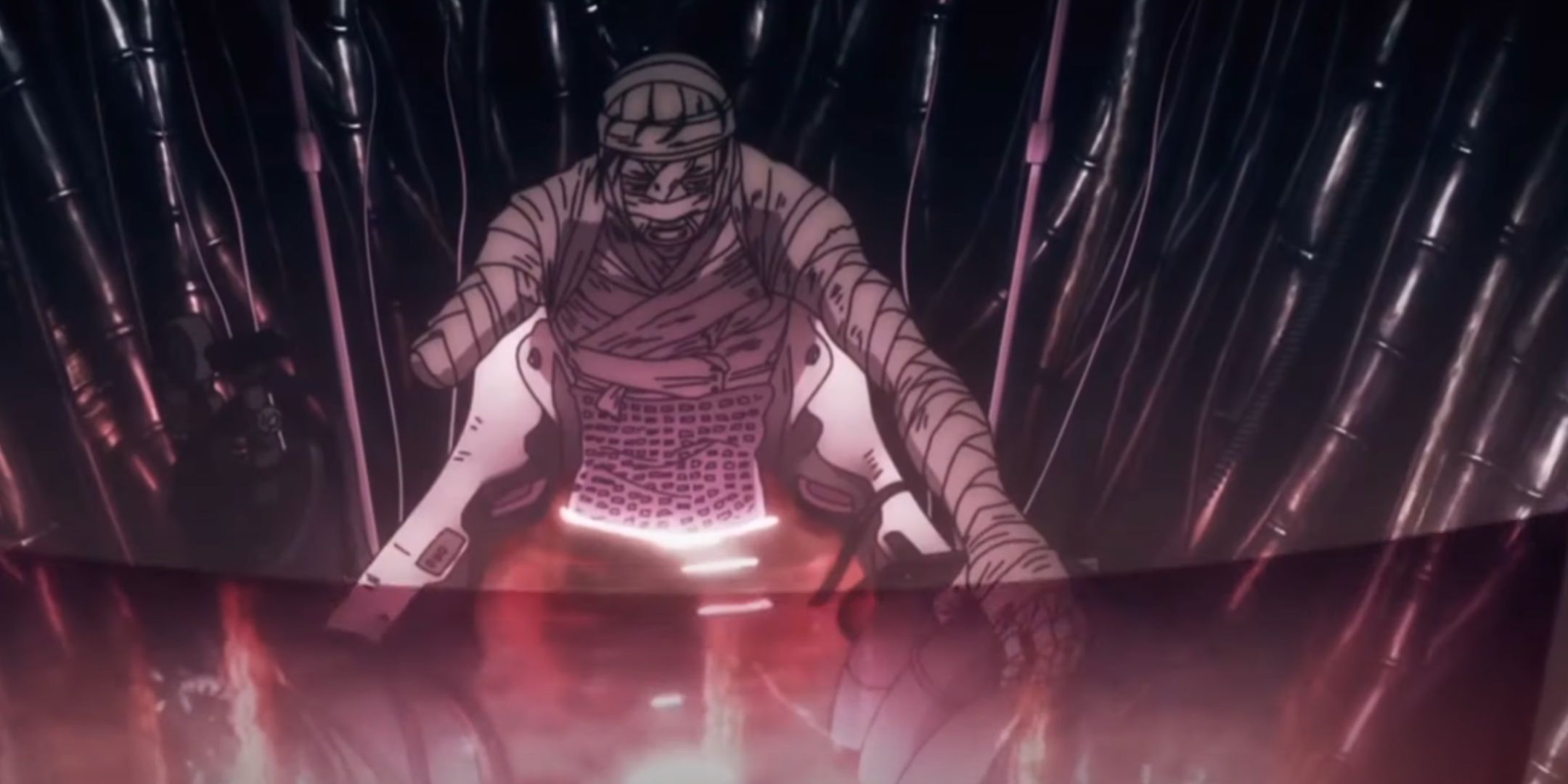 Kokichi Muta watches his screen in Jujutsu Kaisen.