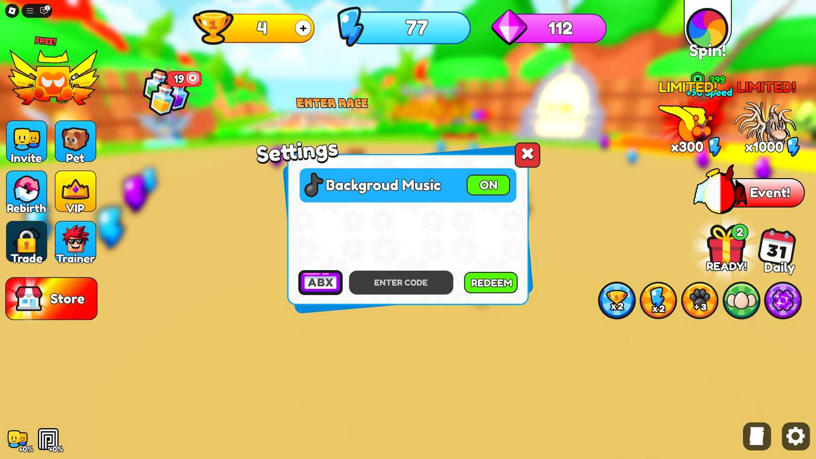 Animal Racing Codes Super Animal Race Simulator Codes - Roblox