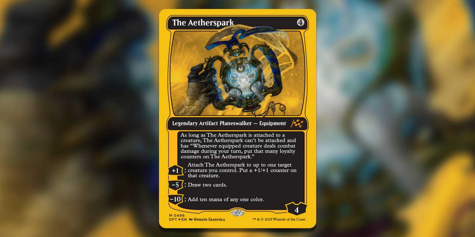 aetherspark mtg card Ultra Pro Aetherdrift Holofoil Playmat (The Aetherspark) main image 0