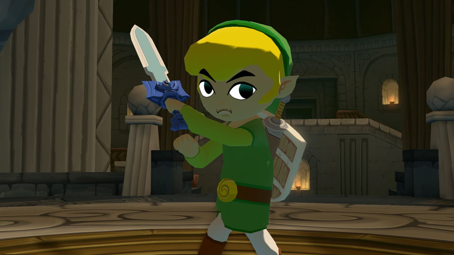 Link in The Legend of Zelda: Wind Waker HD