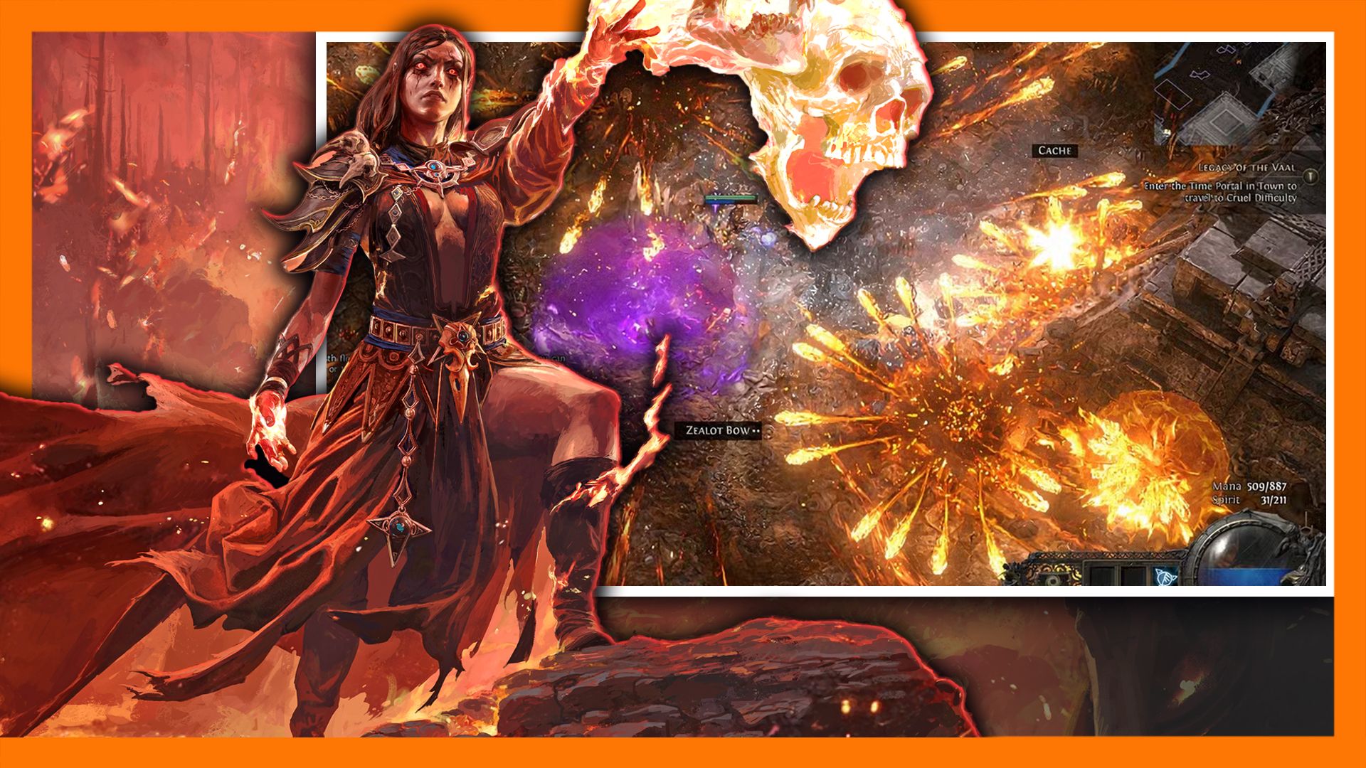 An Infernalist from Path of Exile 2