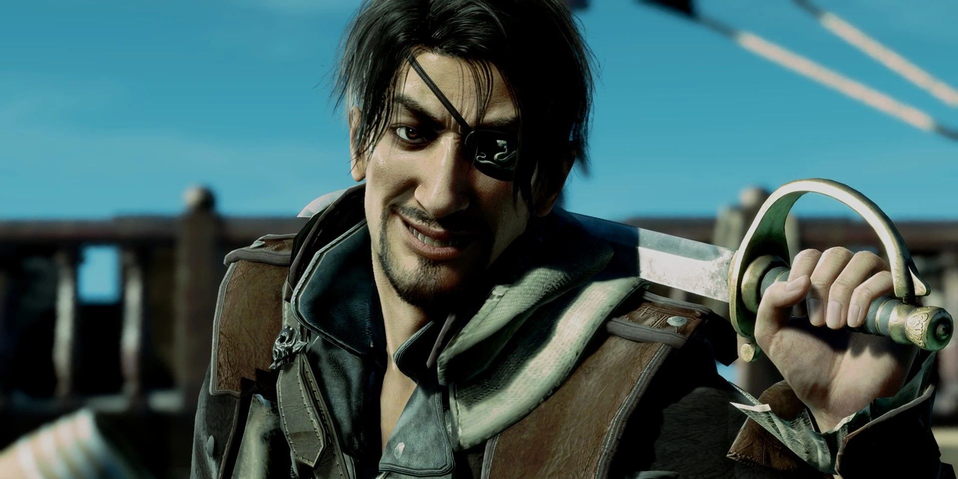 Edward Kenway Outfit for Majima mod for Like A Dragon Pirate Yakuza, Mod by Terrzyx.