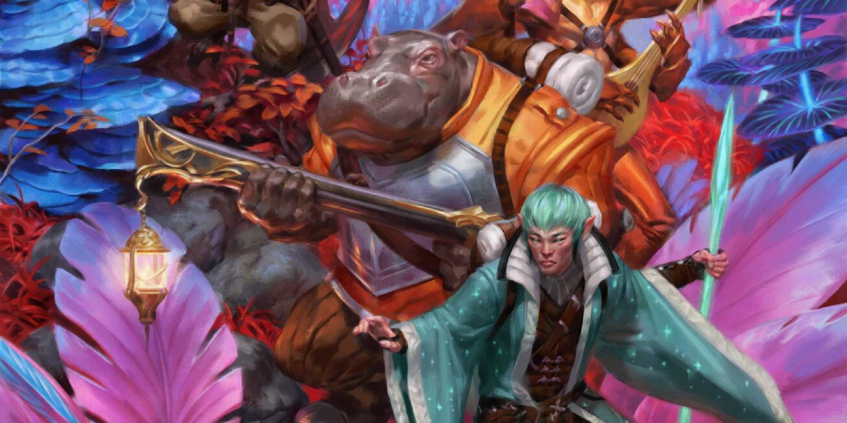 DND image showing a giff and an astral elf.