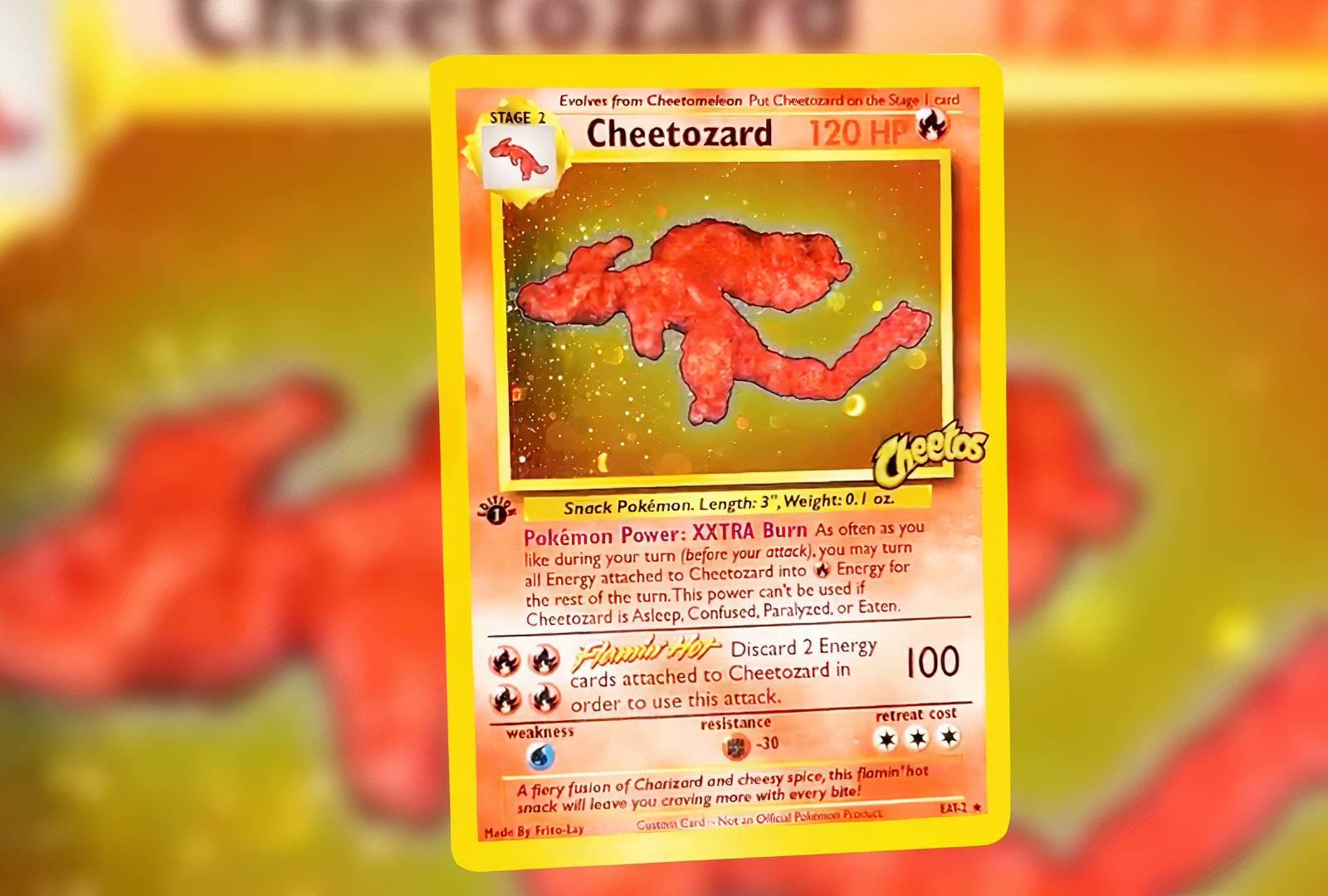 Pokemon's 'Cheetozard' Already Has A Custom Card Pokemon's 'Cheetozard' Already Has A Custom Card