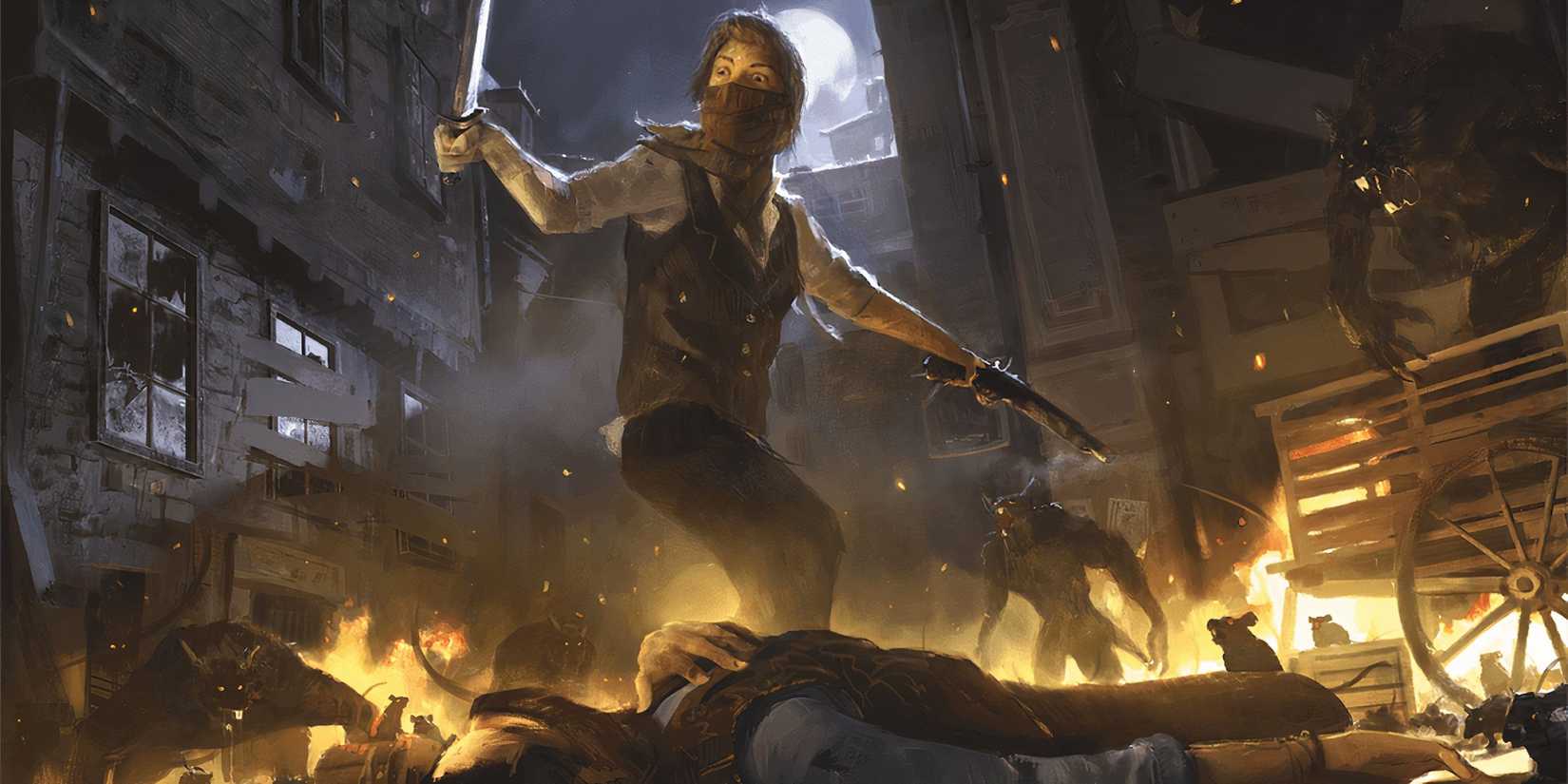 A plague infested city in Dungeons & Dragons. 