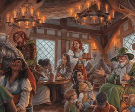 The dragonlance tavern in Dungeons & Dragons.