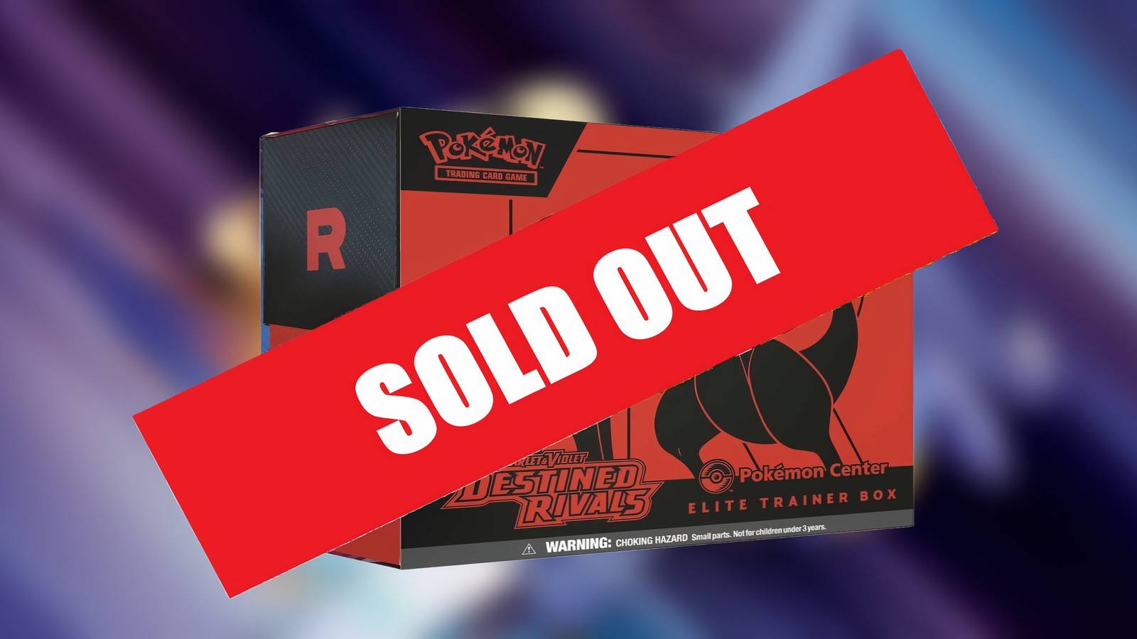 Pokemon TCG Destined Rivals Pokemon Center Elite Trainer Boxes Are