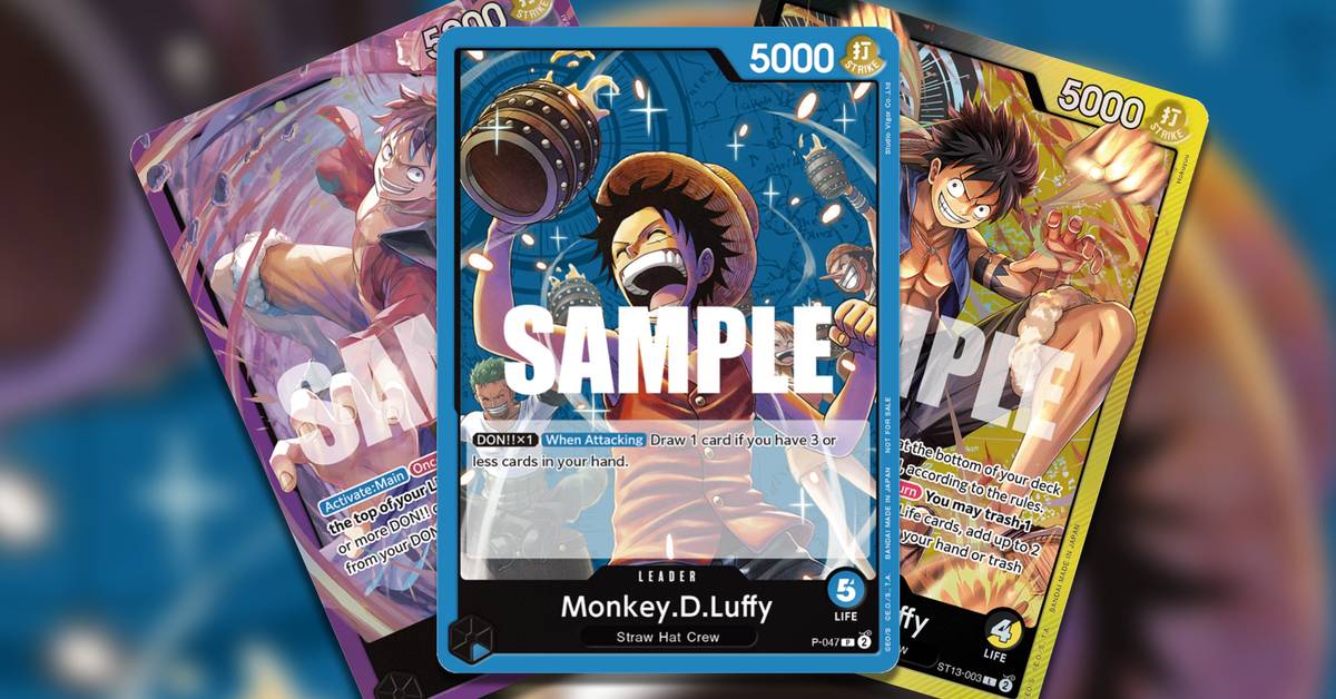 The Best Monkey.D.Luffy Leaders In The One Piece Card Game The Best Monkey.D.Luffy Leaders In The One Piece Card Game