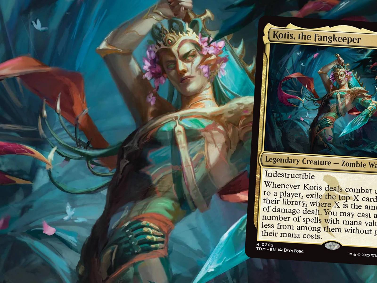 mtg kotis the fangkeeper commander deck Kotis, You may cast any number of spells with mana value X or less from among them without paying their mana costs. Card of the Day -