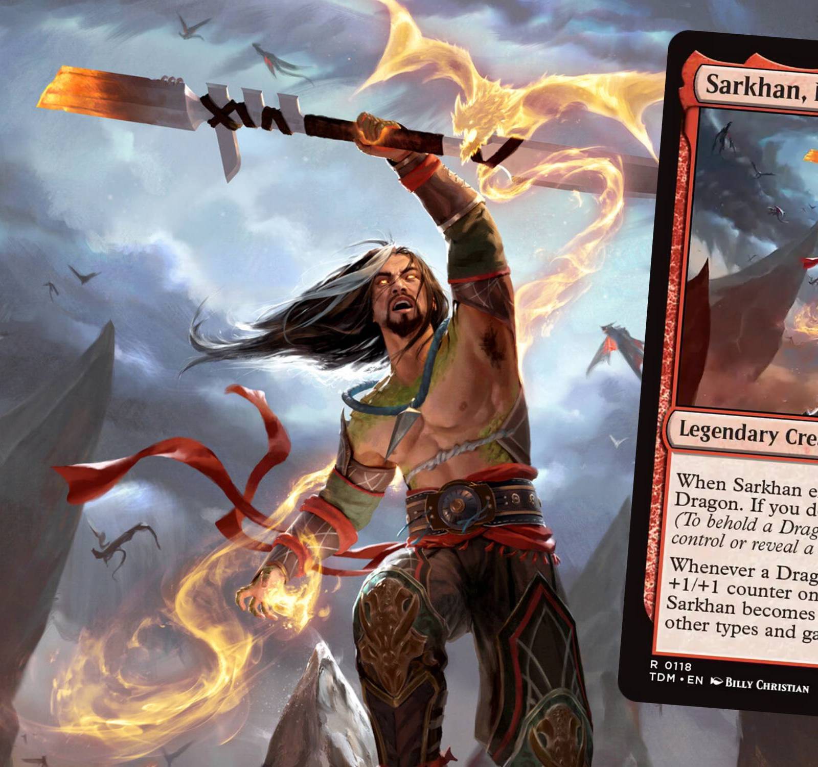 mtg sarkhan cards Unbroken (He doesnt lose loyalty while hes not a planeswalker.) 3 Had an idea for Commanders