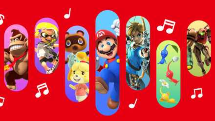 Wallpaper for Nintendo Music.