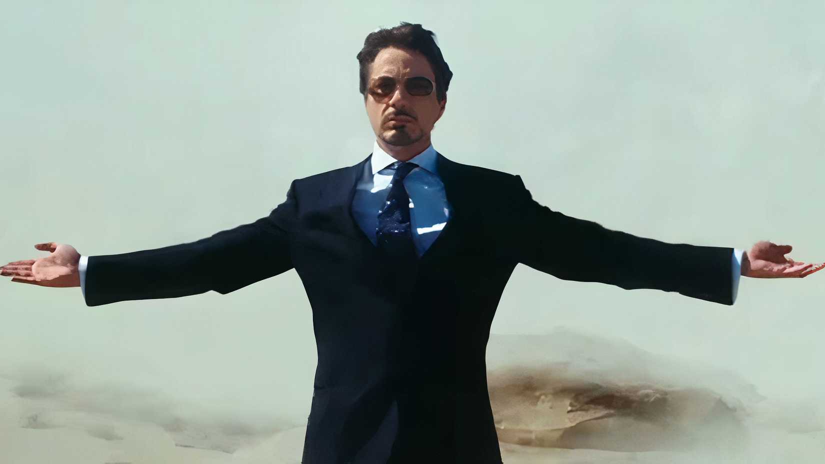 Robert Downey Jr. as Tony Stark in Iron Man.