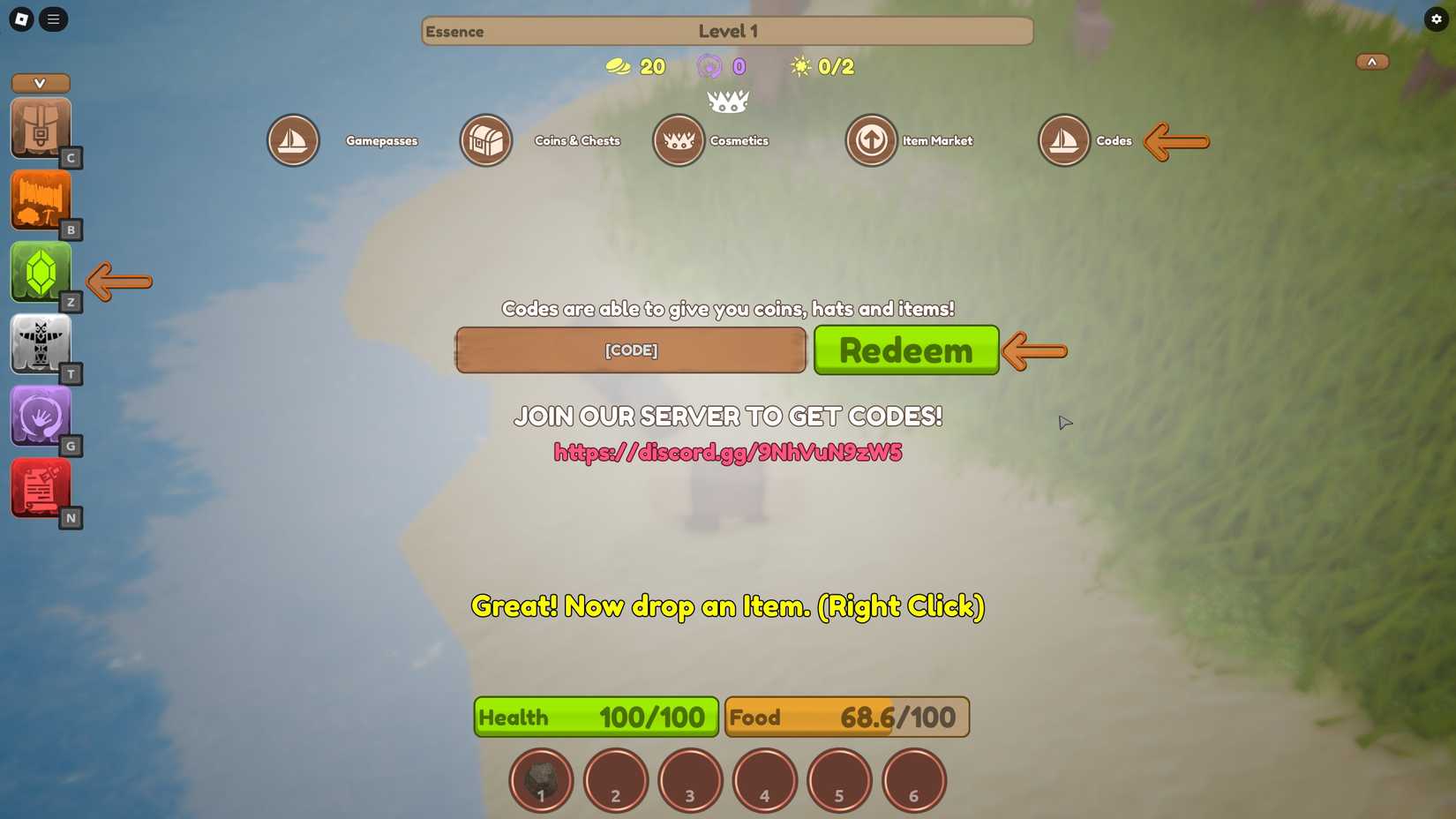 The Ancient Isles Codes - Roblox