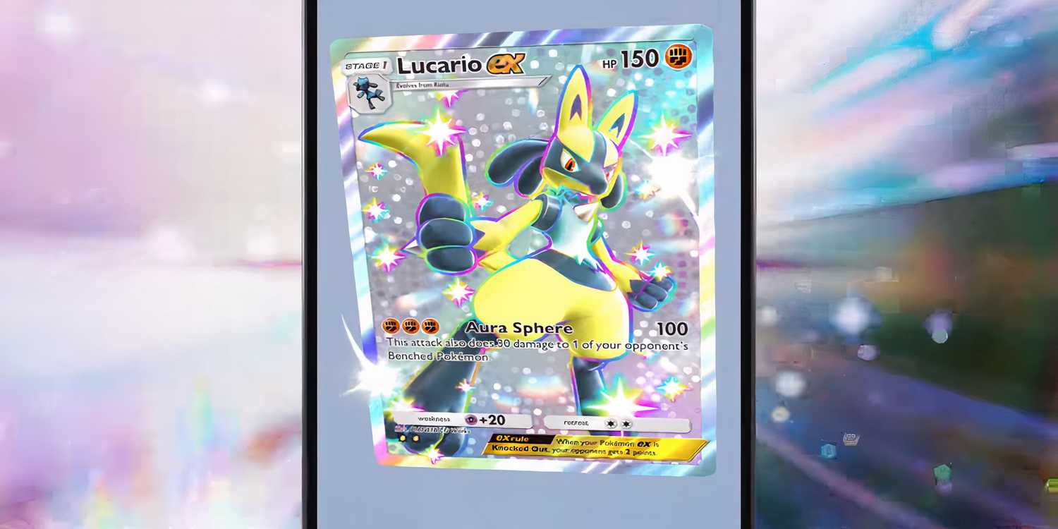 shiny lucario pokemon card Shining Revelry Shiny Lucario Ex Holographic Printed Card Pokmon Trading Card Game Pocket