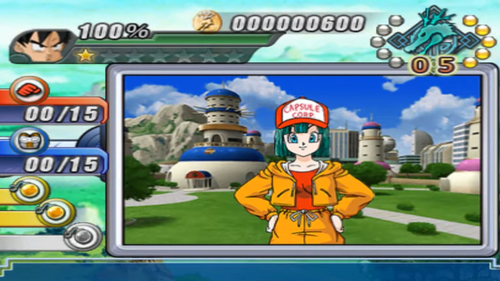 SIM Dragon Game Mode in Dragon Ball Z: Budokai Tanki 3.