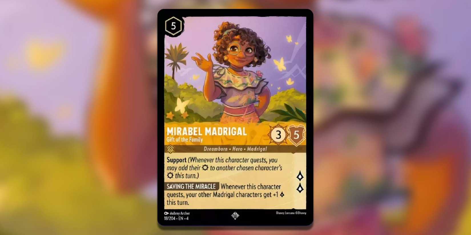 mirabel madrigal lorcana card 035 Mirabel Madrigal