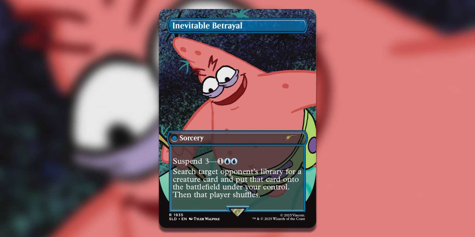 patrick mtg card 2025 MTG SECRET LAIR DROP #1931 PATRICK STAR PSA 10