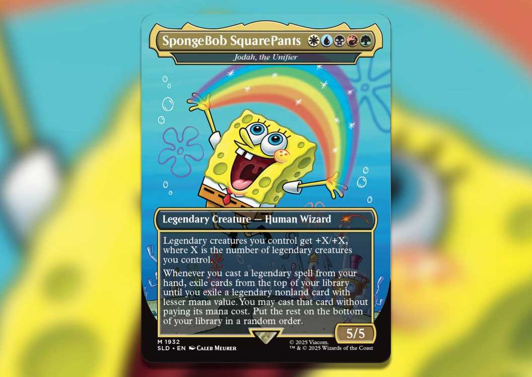 MTG's SpongeBob SquarePants Bonus Cards Includes An Old Modern Staple MTG's SpongeBob SquarePants Bonus Cards Includes An Old Modern Staple