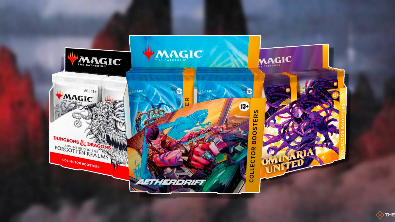 cheap mtg booster box Tarkir: Dragonstorm Collector Mox Boarding House 3 Surge Foil and 9 Magic: The Gathering Wilds of