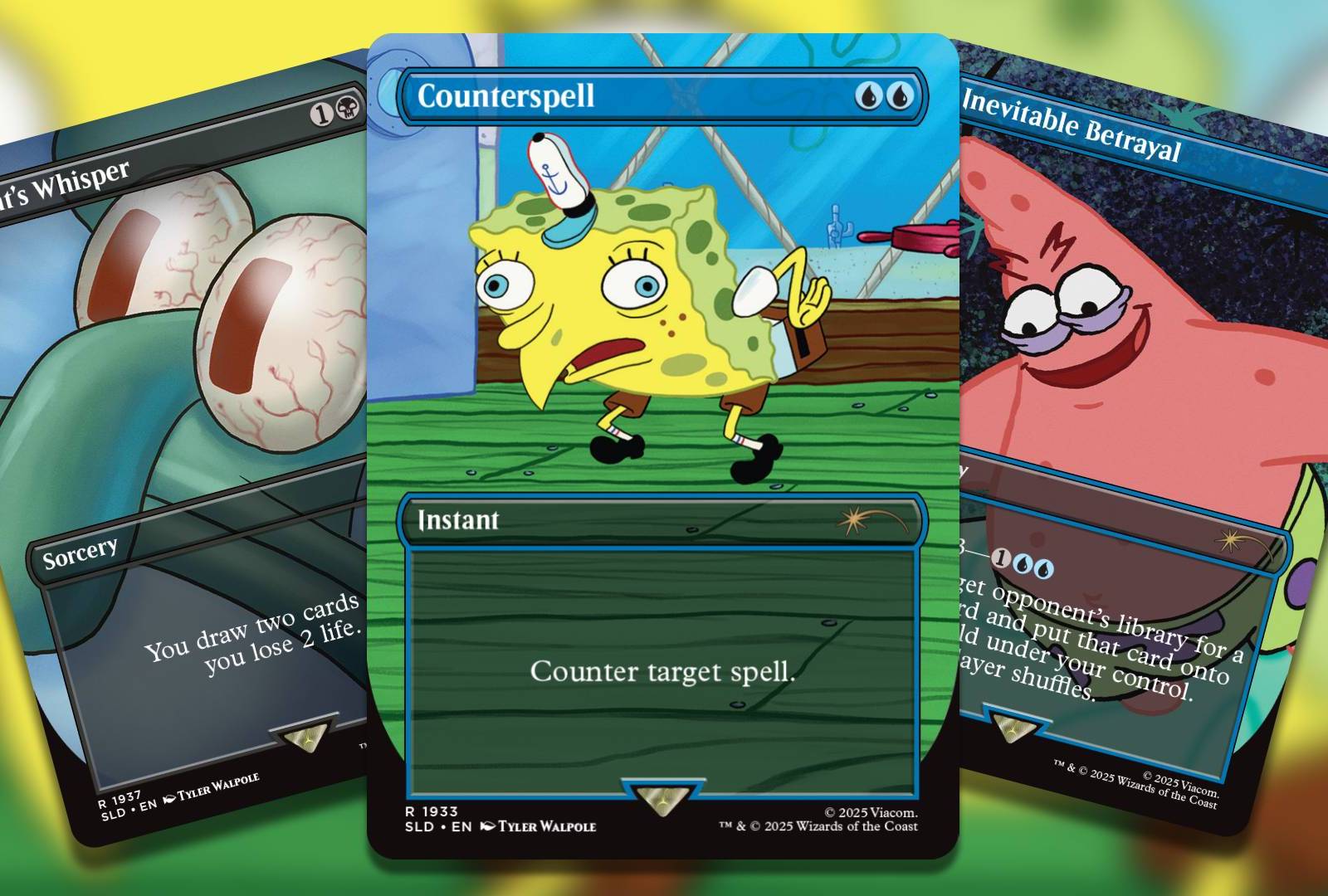 Every Card In The SpongeBob SquarePants: Internet Sensation Secret Lair  Drop, Ranked - Magic: The Gathering