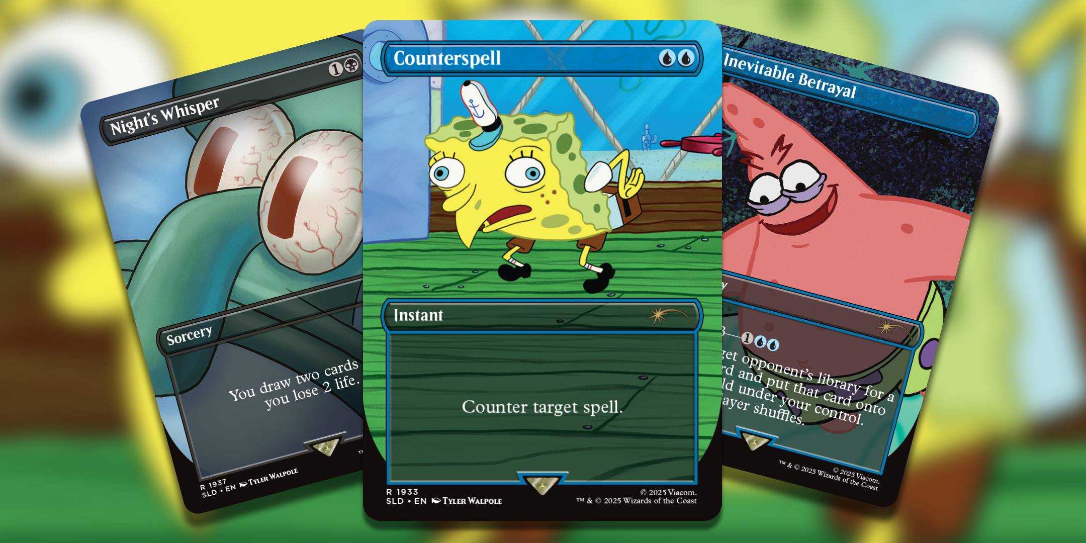 mtg spongebob secret lair bonus cards Spongebob Bonus Cards (Random?) : r/magicTCG