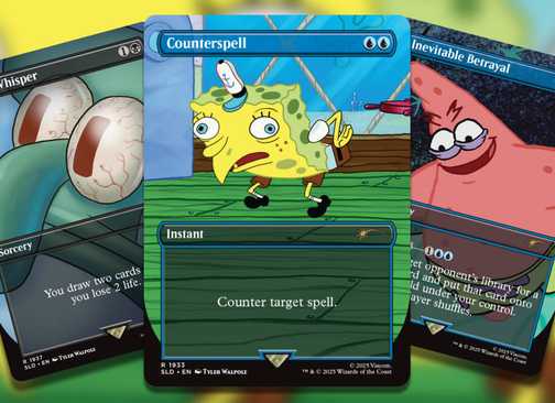 spongebob mtg bonus cards Magic The Gathering Secret Lair x Squarepants: Internet Sensation (Non-Foil) : Toys & Games Counter target spell. Mtg Spongebob Bonus Cards |