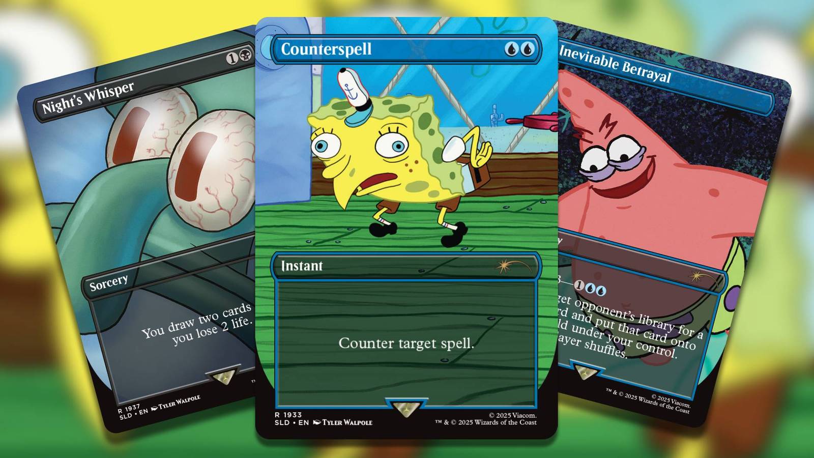 Every Card In The SpongeBob SquarePants: Internet Sensation Secret Lair Drop, Ranked - Magic: The Gathering Every Card In The SpongeBob SquarePants: Internet Sensation Secret Lair Drop, Ranked - Magic: The Gathering