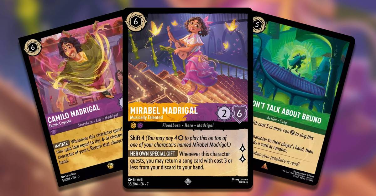 lorcana bruno card The Best Encanto Cards In Disney Song Flavor Text Disney Lorcana: Ursula's Return -