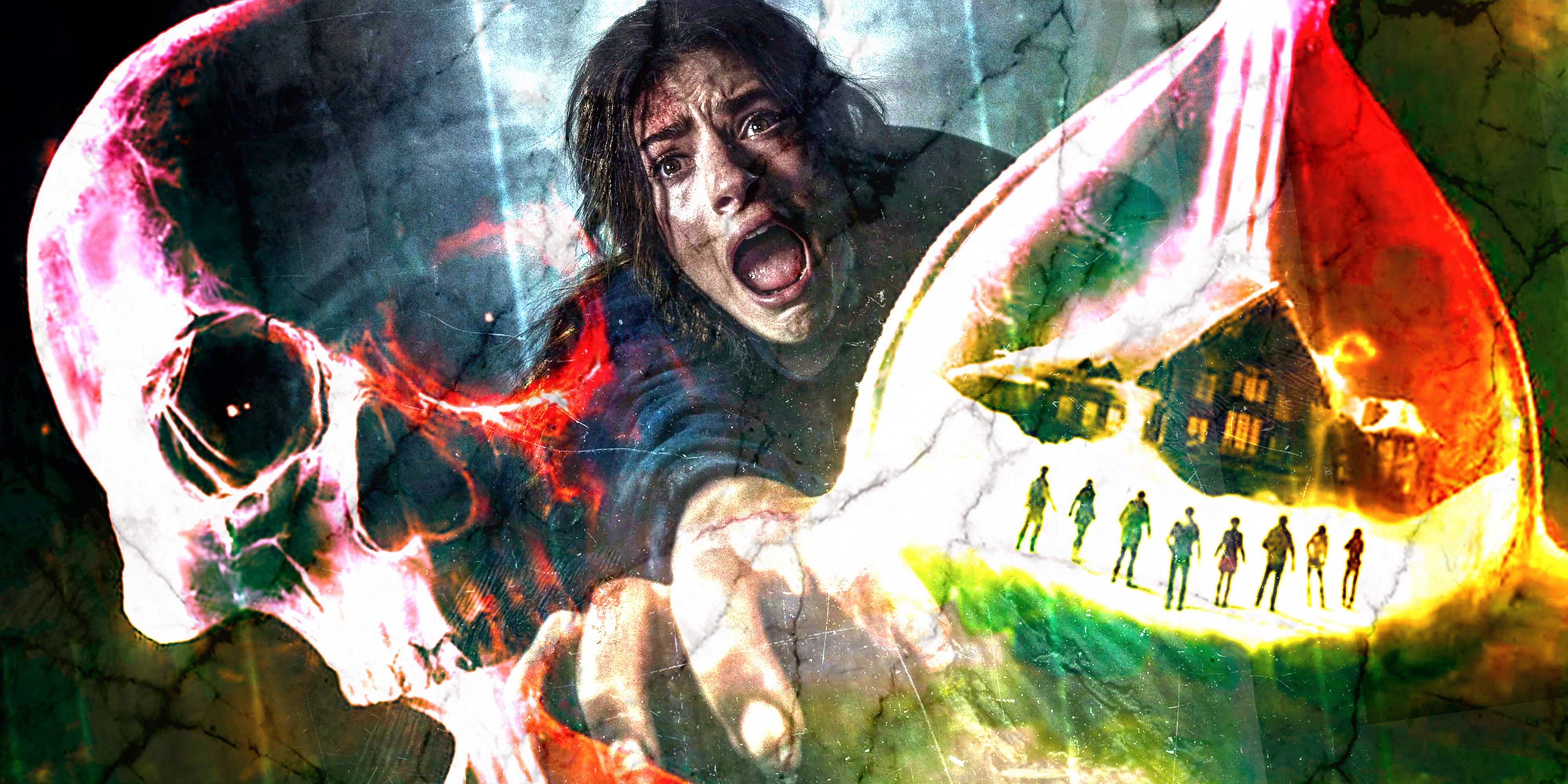 A collage of images from the Until Dawn games and movies.