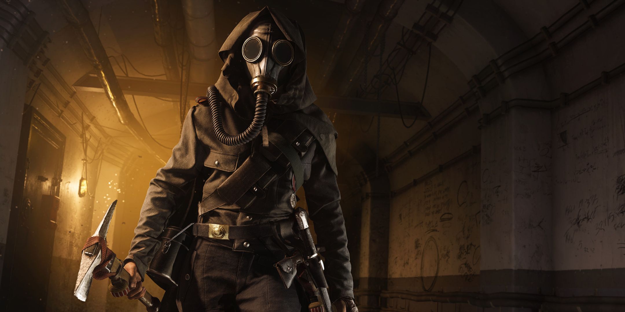 Battlefield 5 Gas Mask Soldier