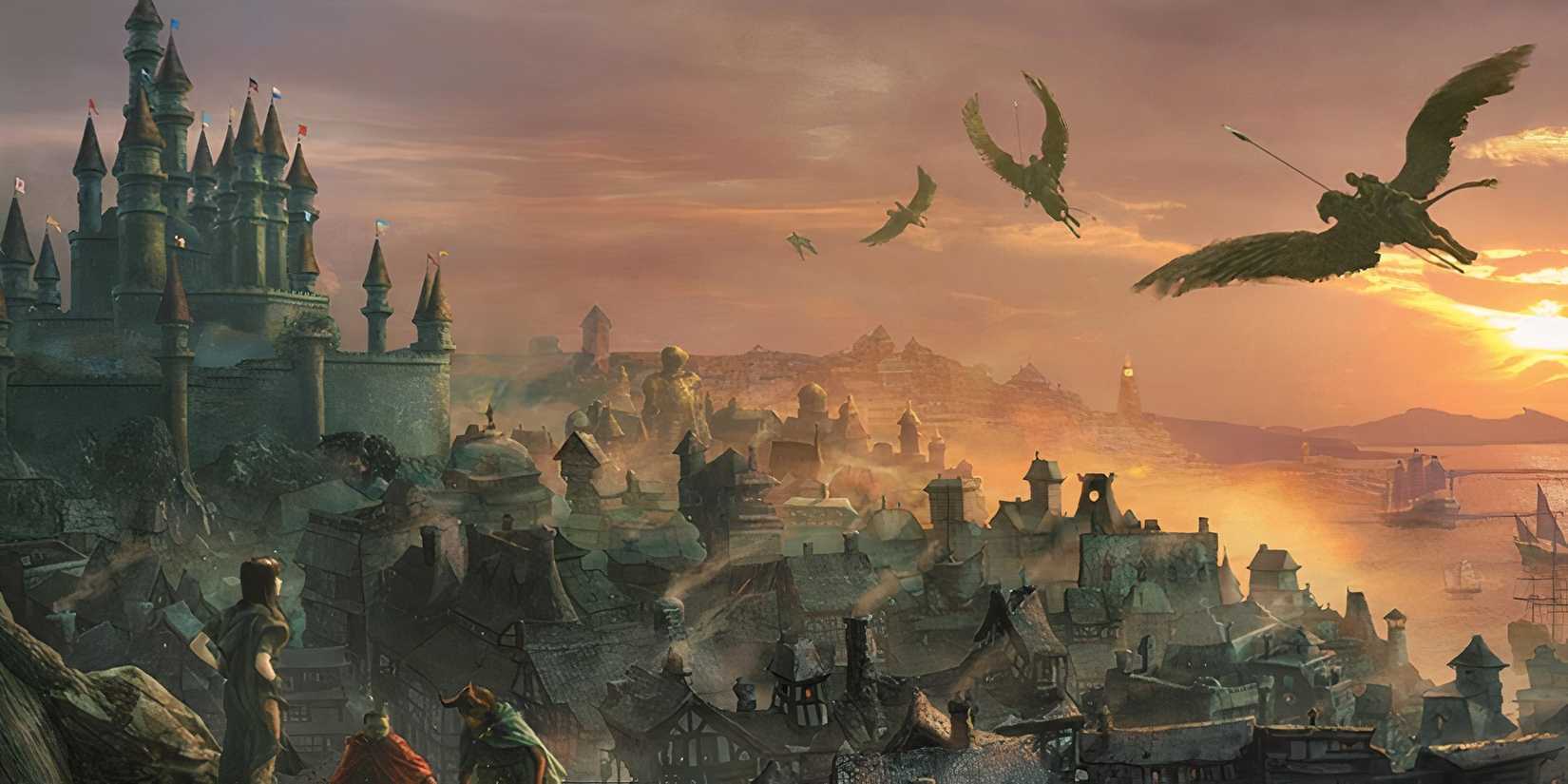 The city of Waterdeep in DND. 