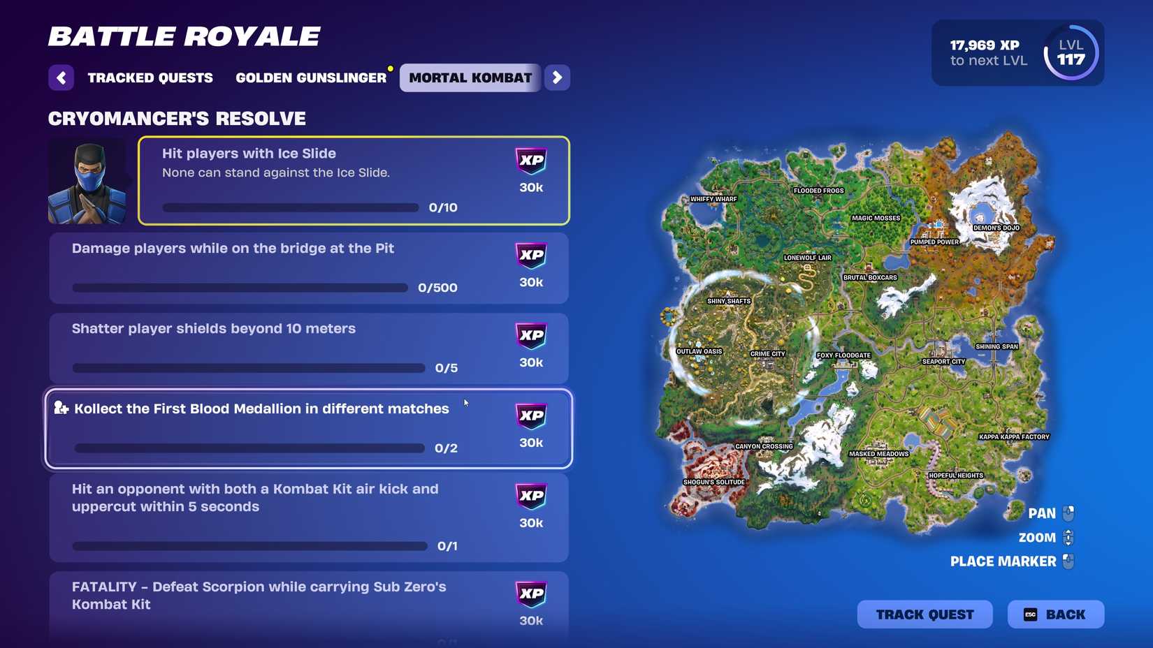How To Complete Every Mortal Kombat Quest In Fortnite