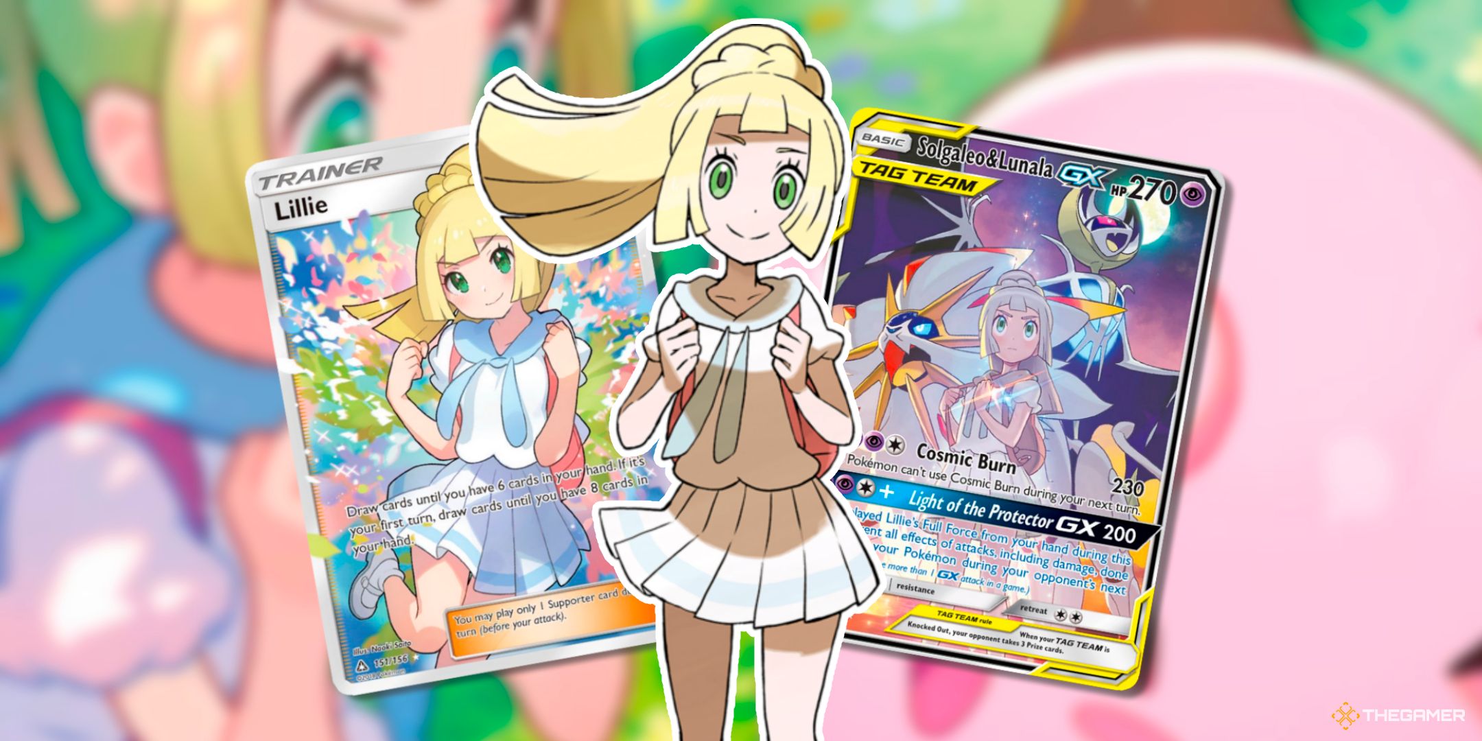 lillie pokemon card Lillie's Determination - 119/132 - Mega Evolution main image 1