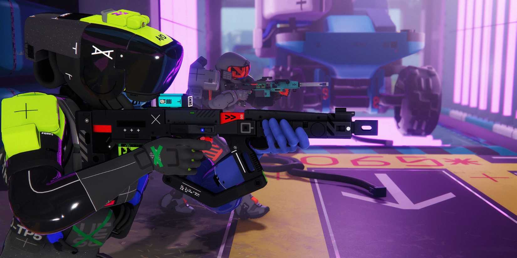 Social Runners targeting their guns on the marathon.