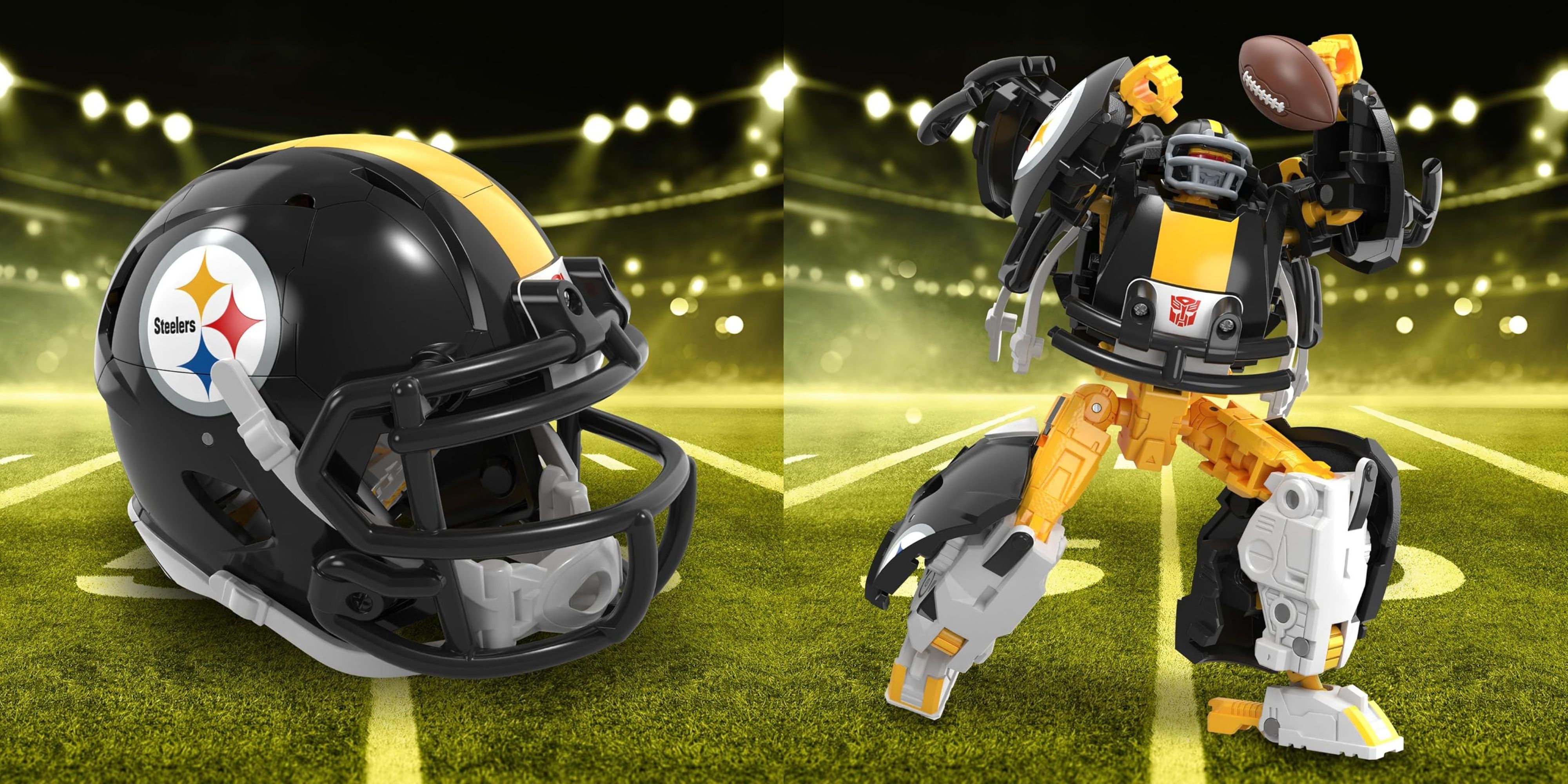 Transformers' New NFL Action Figures Can Turn Into Mini Football Helmets