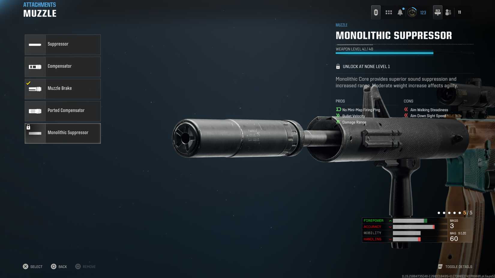 Monolithic Suppressor muzzle attachment - bo6