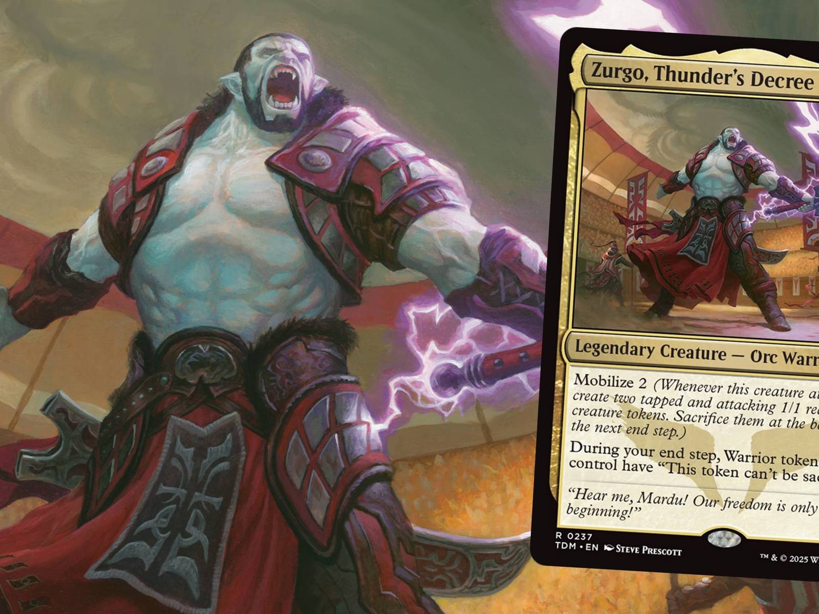 orc deck mtg commander Saruman, the White Hand LotR AMASS ORCS Spells Magic Custom How To Build A Zurgo,