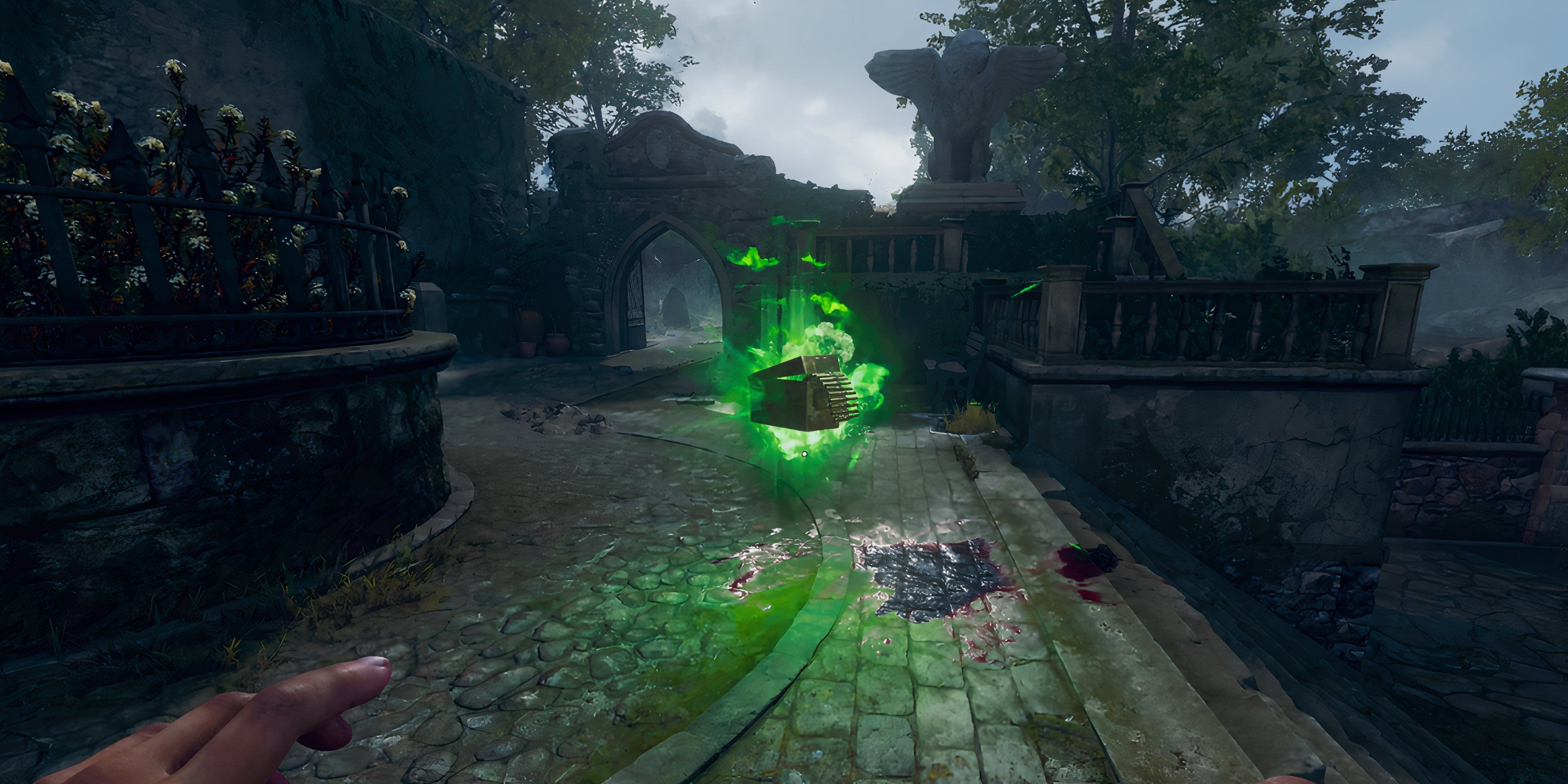 Player is looking at the max ammo power up on shattered veil - bo6